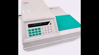 Labsystems Titertek Fluoroskan II Fluorescent Microplate Reader 371 96 Well [upl. by Dante]