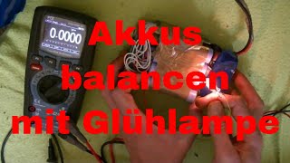 Lithium AkkuPack manuell balancen  eflose 833 [upl. by Kcirderfla]