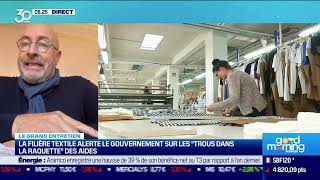 Olivier Ducatillon UIT  Hausse des coûts de lénergie le textile craint pour son avenir [upl. by Michelsen5]