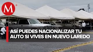 Habilitan 8 módulos más del Repuve en Nuevo Laredo Tamaulipas [upl. by Acinorej]