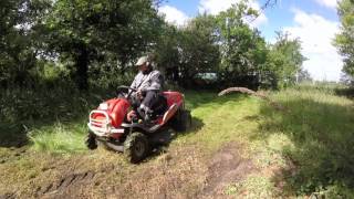 Crossjet lawn mower débroussaillage du jardin Juin 2017 5 [upl. by Oicnedurp]