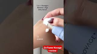 Oriflame Novage review skincare oriflame shorts [upl. by Meta328]