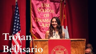 Troian Bellisario Commencement Speech  USC SDA 2014 [upl. by Campball]