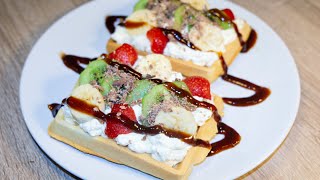 Delicious WAFFLES  quick recipe [upl. by Irby]