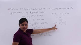 System Function amp Impulse Response Problem Example [upl. by Onivag860]