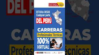 📣Carreras profesionales técnicas virtuales y postula al examen admisión 2023 1 este 18 de febrero [upl. by Atilem]