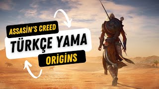 Assasins Creed Origins TÜRKÇE YAMA KURULUMU  2023 [upl. by Dhiman160]