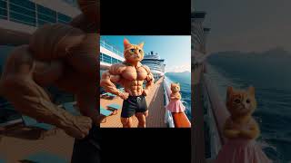 Cat animation cartoon cat story funny love pets tiktok aiartwork dog kucing catlover [upl. by Montgomery333]