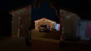 home 🏡 Christmas lights colors video 1375 2024 [upl. by Head]