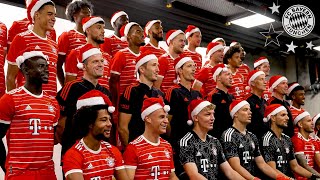 The FC Bayern Christmas Singing 🎅🎄 [upl. by Anoed504]