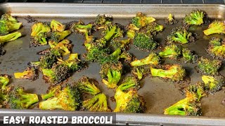 Oven Roasted Broccoli Recipe  Recette de Brocoli au Four [upl. by Ariik958]