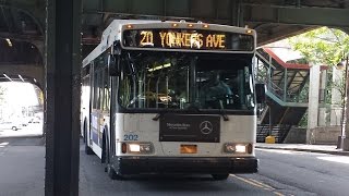 BeeLine Bus Orion Vll HEV 202 Route 20 Bus  Jerome Avenue amp Mosholu Parkway [upl. by Auqenahs]