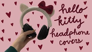 Hello Kitty Crochet Headphone Covers I Holly Smith I [upl. by Rita]