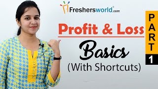 Aptitude Made Easy  Profit amp Loss – Basics and Methods Profit and loss shortcuts Math tricks [upl. by Ardyaf]