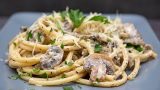 ПАСТА С ГРИБАМИ в сливочном соусе РЕЦЕПТ вкусных спагетти  PASTA WITH MUSHROOMS [upl. by Castera]