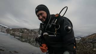 Dykking etter blåskjell i Straumen  Kvæfjord Scuba diving for mussels [upl. by Shaylyn]