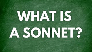 What is a sonnet [upl. by Ahsac]