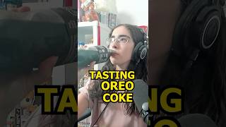 TRYING NEW OREO COKE oreococacola food [upl. by Messing727]