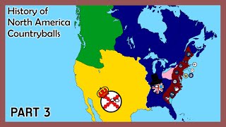 History of North America Countryballs  Part 3  American Revolution [upl. by Hayes]