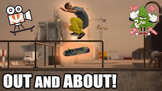 Session Skate Sim Full Part  Full Tilt Skateboards  OUT AND ABOUT HQ and 60fps [upl. by Arly279]