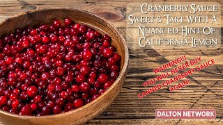 Secret Chef Style Cranberry Sauce Recipe [upl. by Aldin]