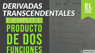 Derivadas Trascendentes Producto de dos Funciones [upl. by Naitsabas]