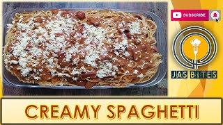 Sweet and Creamy Spaghetti for kids  Vlog 32 [upl. by Erdnaxela]