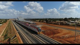 Kenyas new railway carries 150000 passengers since June [upl. by Andres]