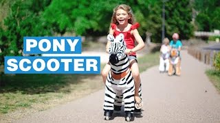 PonyCycle Self Propelled Kids Horse Scooter [upl. by Chip]