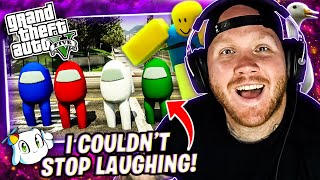 TIMTHETATMAN REACTS TO GTA 5 FUNNY MODDED MOMENTS [upl. by Stavro]