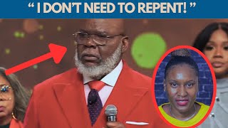 TD Jakes Responds to Allegations During Sunday Service Live Stream [upl. by Alberto]