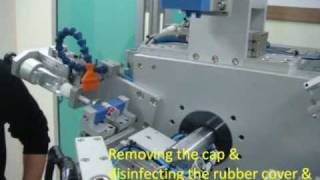 Robotic syringe filling system PIROM3 [upl. by Jolie]