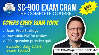 SC900 Exam Cram  2024 Edition Full Course [upl. by Suirtimed143]