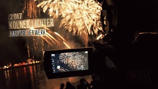 Kölner Lichter 2017 🖤 Hauptfeuerwerk HD Pyro World ©️ [upl. by Lilac975]