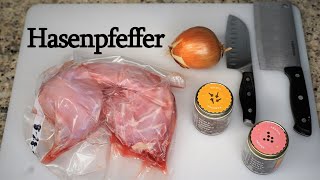 Making Hasenpfeffer Rabbit Stew Carnivore [upl. by Inness]