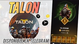 TALON  APP DE MINERIA  AUN ESTAMOS A TIEMPO solana talon alon mining web3 wallet bot tg [upl. by Talich]