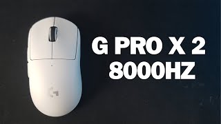 LOGITECH G PRO SUPERLIGHT 2 ARTIK 8000HZ [upl. by Airamalegna]