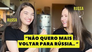 🇷🇺​ Entrevistei a RUSSA que VIROU BRASILEIRA e NÃO quer VOLTAR para RÚSSIA [upl. by Esihcoc]