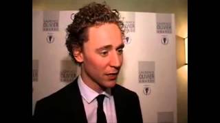 Laurence Olivier Awards 2008 Tom Hiddleston interview [upl. by Sivahc]