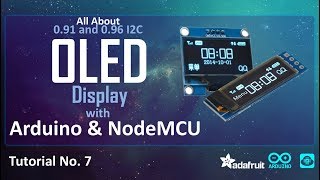 Tutorial on I2C OLED Display with ArduinoNodeMCU [upl. by Terrye]