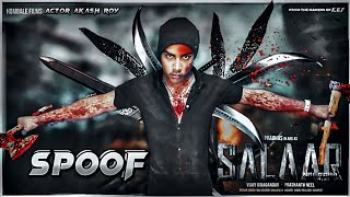 SALAAR Full Movie  Spoof Video Prabhas ampShruti Haasan Best action scene [upl. by Kcod]