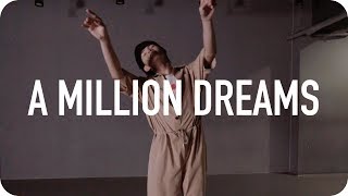 A Million Dreams  The Greatest Showman Cast  Jun Liu Choreography [upl. by Nosila764]