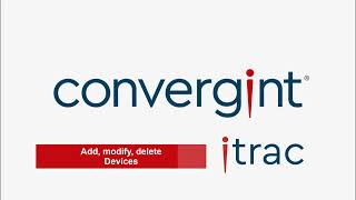 iTrac Add Modify or Delete Devices [upl. by Lara]