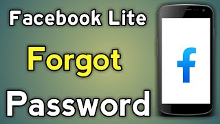 Facebook Lite Password Forgot Kaise Kare  How To Reset Facebook Lite Password [upl. by Topper]