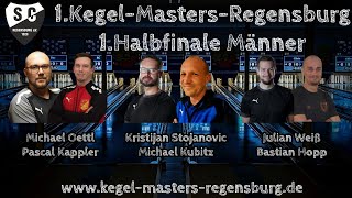 1 MännerHalbfinale – 1 KegelMastersRegensburg am 1112 Mai 2024 [upl. by Ahsilem]