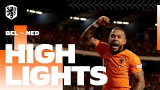 𝐁𝐈𝐆 𝐖𝐈𝐍 🔥🇳🇱  Highlights België  Nederland 362022 Nations League [upl. by Alra]