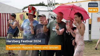 BREITENBACH Tag eins auf dem Herzberg Festival  Tausende Hippies feiern und tanzen [upl. by Josephina]