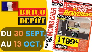 catalogue BRICO DÉPÔT du 30 septembre au 13 octobre 2022 💥 Arrivage  FRANCE [upl. by Nyl163]