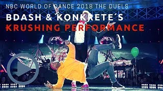 NBC World of Dance 2018 BDash amp Konkrete´s The Duels Full Performance [upl. by Deevan]