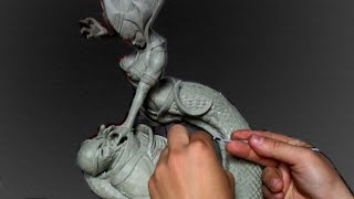 Sculpting Cassiopeia from League of Legends Unfinished projects [upl. by Anitra]